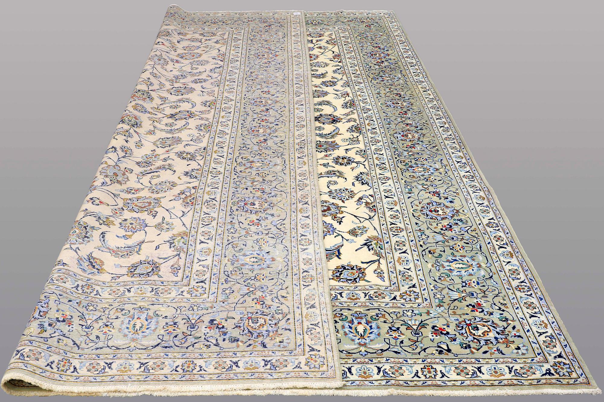 A CARPET, Kashan, 383 x 274 cm.