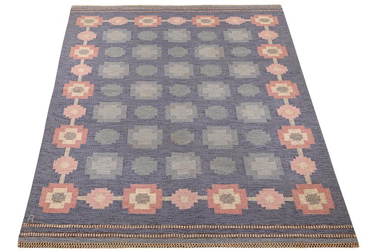 Anna-Johanna Ångström, a flat weave carpet, signed Å, ca 240 x 168 cm.