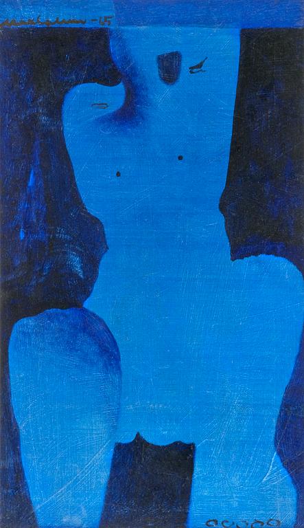 Max Salmi, A BLUE FIGURE.