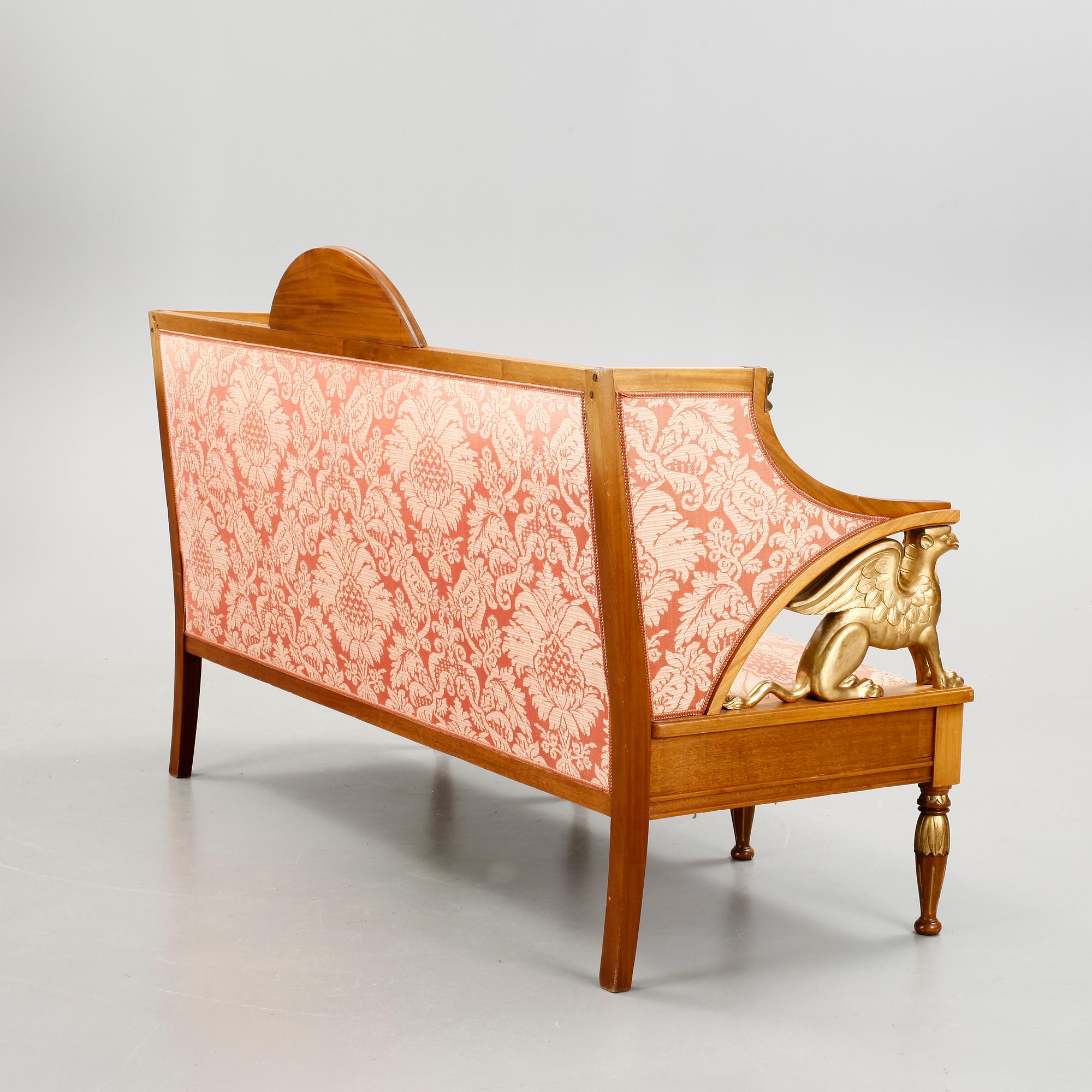 SOFFA, empirestil, 1900-talets första hälft.