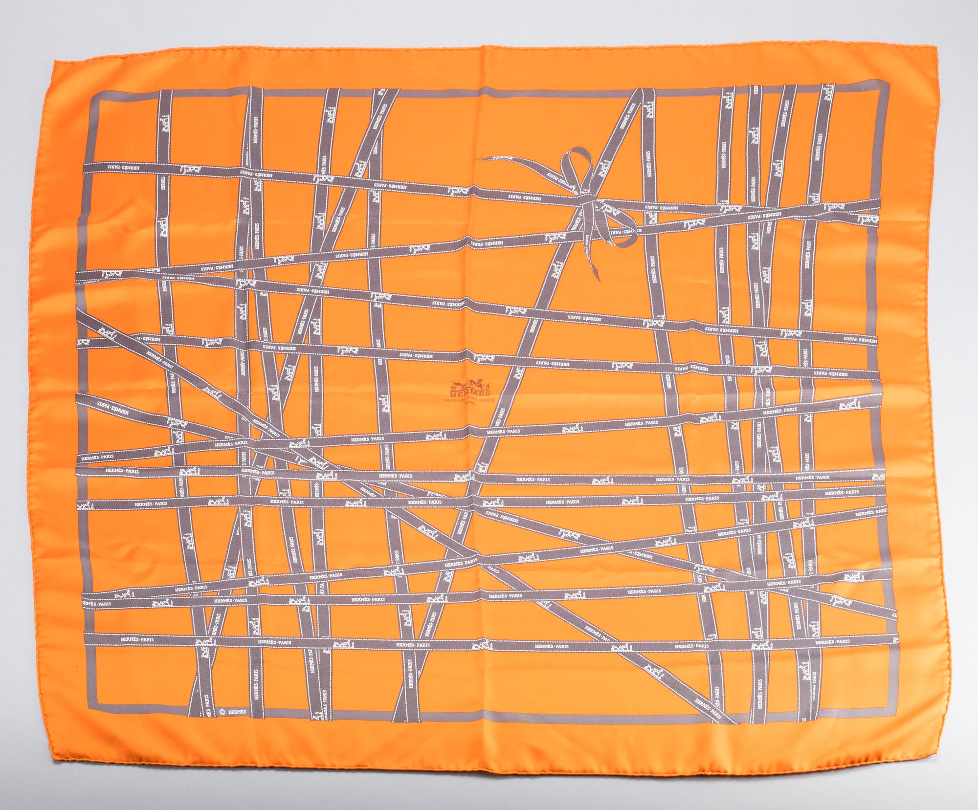 HERMÈS, "Bolduc", scarf.