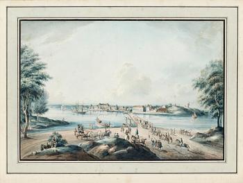 Johan Fredrik Martin, "Kungl Lust Slottet Drottningholm" (Ur Svenska Vuer).