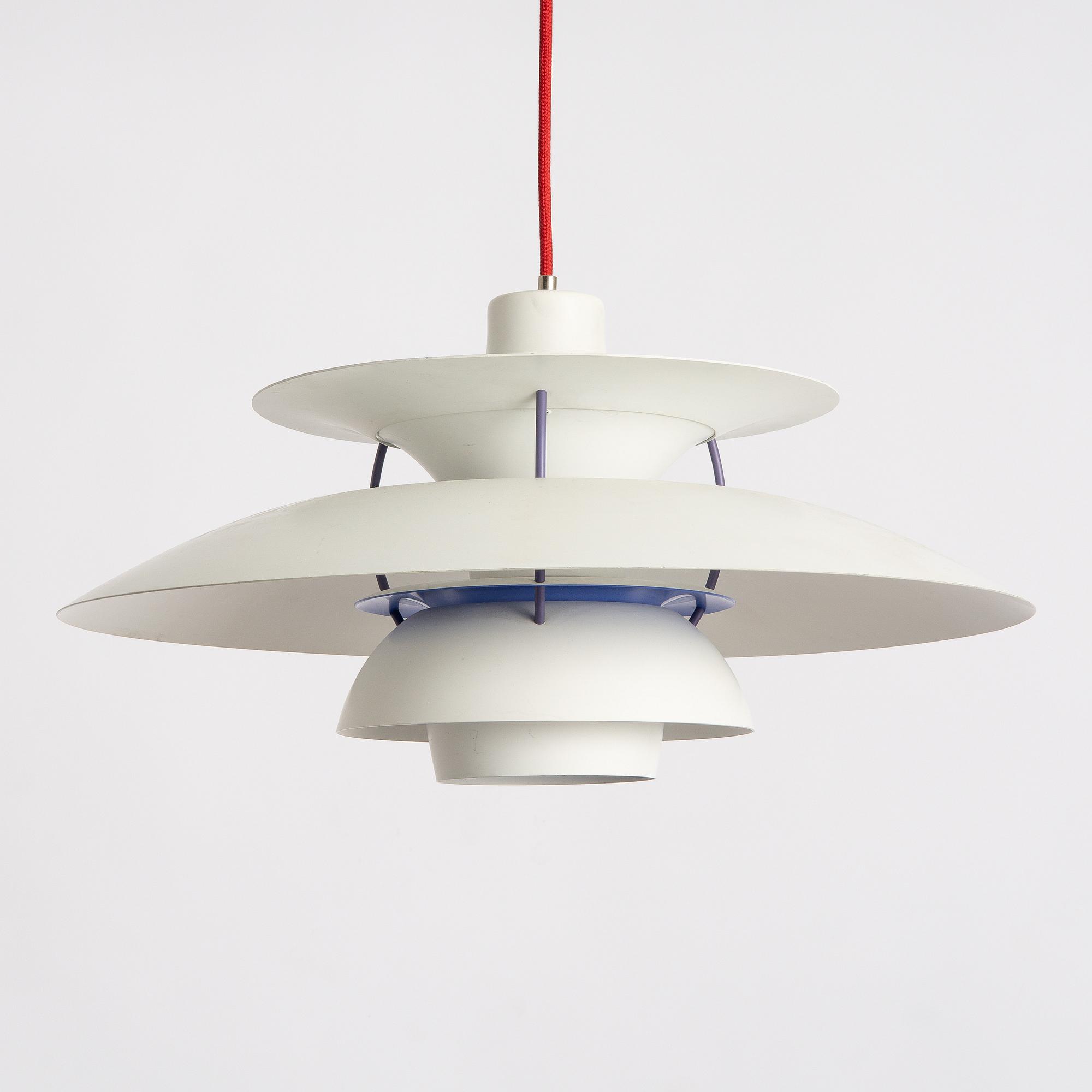 Poul Henningnsen, a "PH5" ceiling lamp, Louis Poulsen, Denmark.