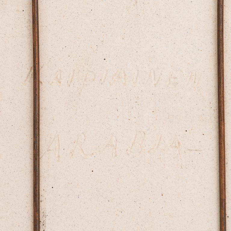 Birger Kaipiainen, dekorationsfat, keramik, signerat Kaipiainen Arabia.