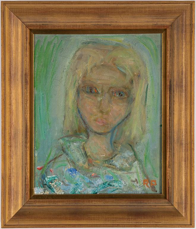 Ragnar Person, oil on canvas, signed RP.