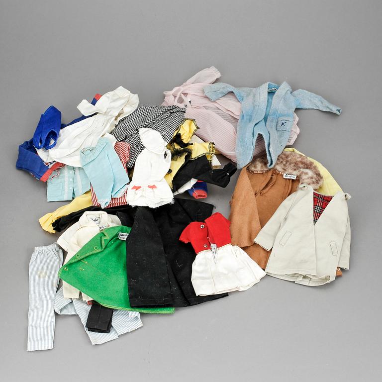 BARBIEDOCKOR, 4 st. Mattel, 1960-tal.