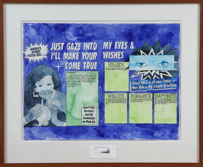 ROBERT LUCANDER, akvarell, sign o dat 1998.