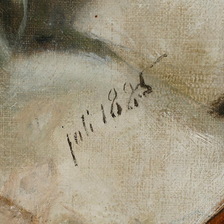 ANDERS ZORN, copy after, oil on canvas, 19th century-.