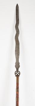 STÅNGVAPEN, orientaliskt, 1800/1900-tal.