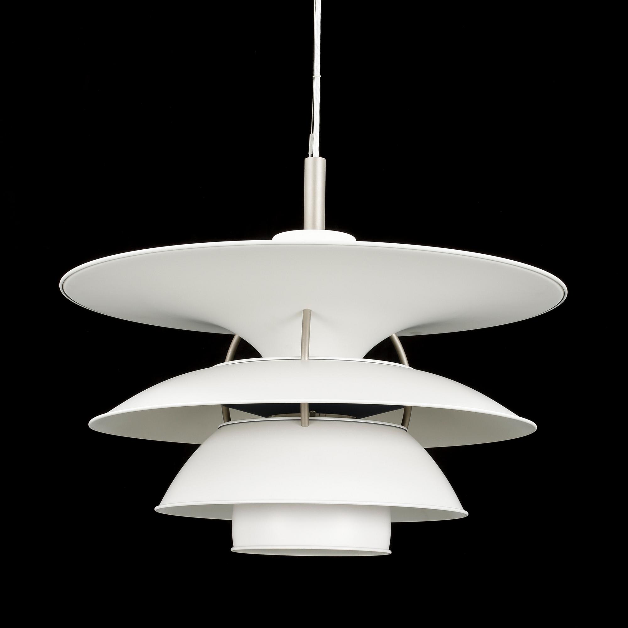 TAKLAMPA, "Charlottenburg", Ebbe Christensen, Sophus Frandsen och Poul Henningsen för Louis Poulsen, Höjd 50 cm.