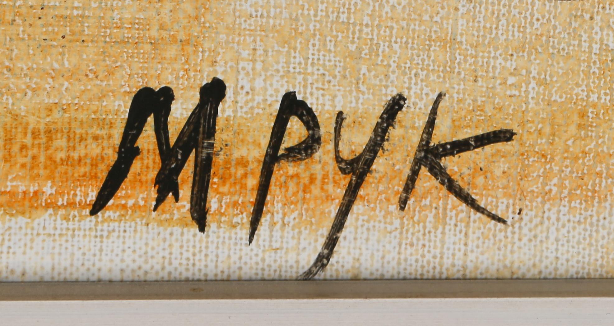 MADELEINE PYK, olja på duk, signerad.