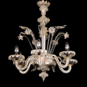 A mid-20th Century Murano glass chandelier.