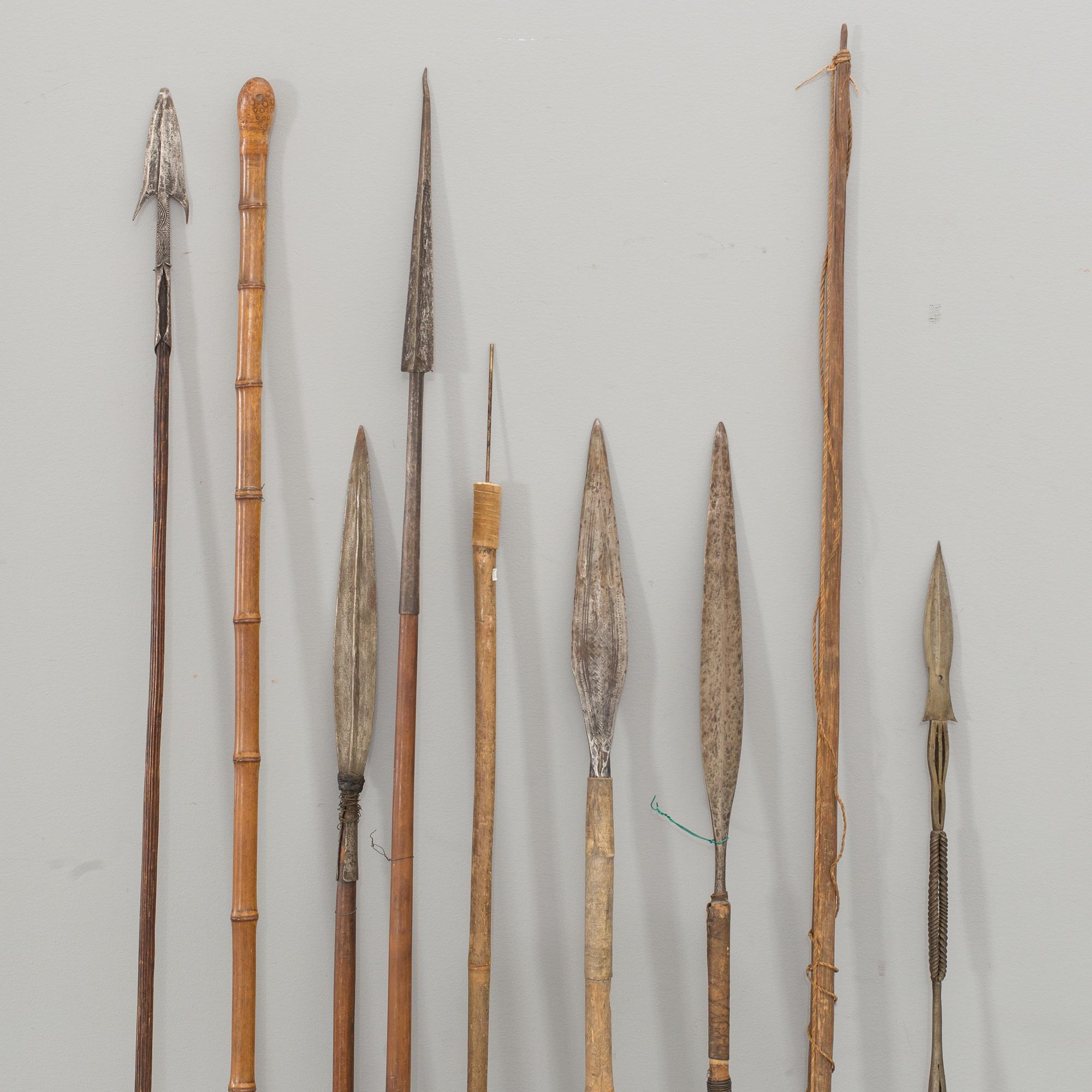 ETNOGRAFICA AFRICA, 9 pcs, 20th century.