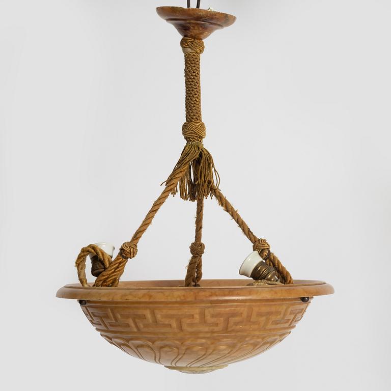 A ceiling pendant, 1920s.