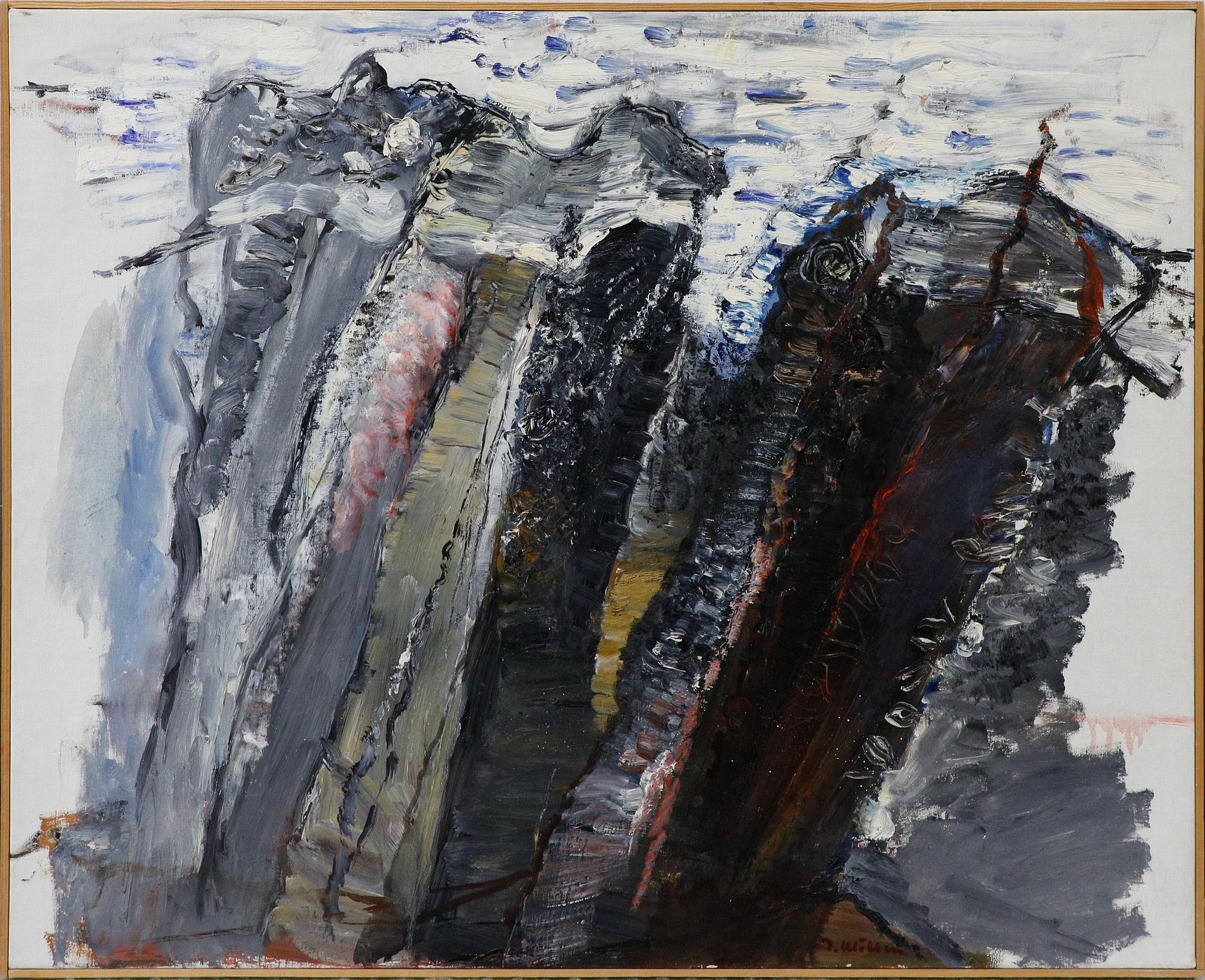 Ingegerd Möller, oil canvas. Signed.