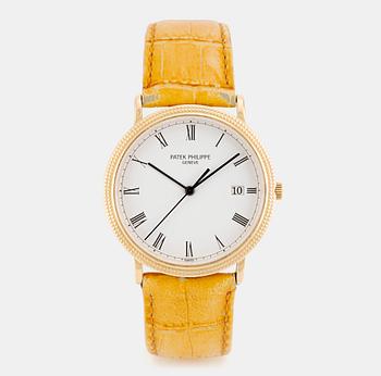 1114. Patek Philippe, Calatrava, "Clous de Paris", ca 1990.