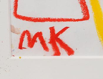 MAURITZ KARSTRÖM, blandteknik, monogramsignerad.