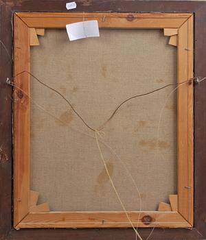 OKÄND KONSTNÄR, olja på uppfodrad duk.