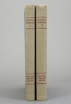 SVENSKA FJÄRILAR, I-II, 2 vol, Nordström, Wahlgren, Tullgren, Stockholm 1941.