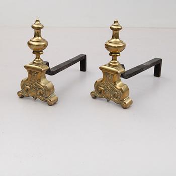 ELDHUNDAR, 1 par, barockstil, 1800-/1900-tal.