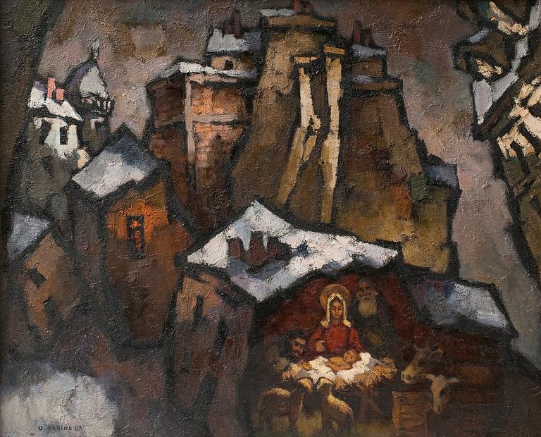 Oskar Rabin, "JUL I PARIS".