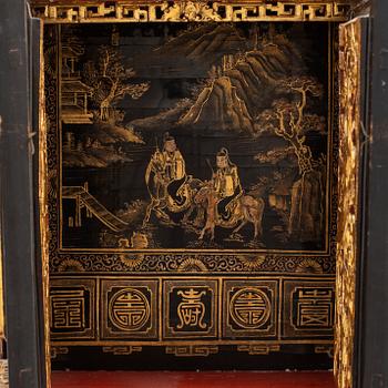 A Chinese altar cabinet, 20th century,.