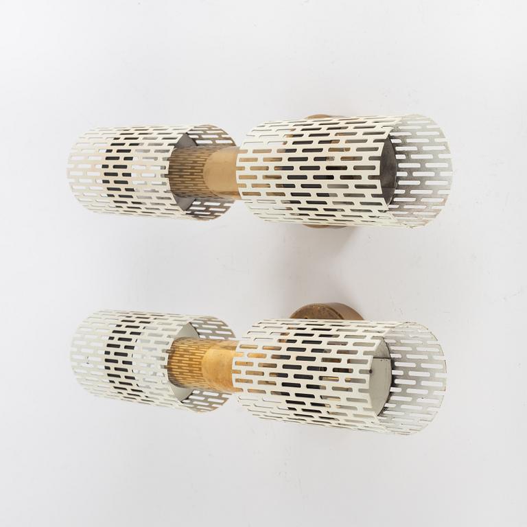 Harald Notini, wall lamps, a pair, model "11262", Böhlmarks, 1940s/1950s.