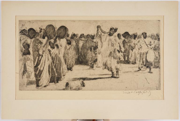 Erich Wolfsfeld, Snake Dance, Marrakesh.