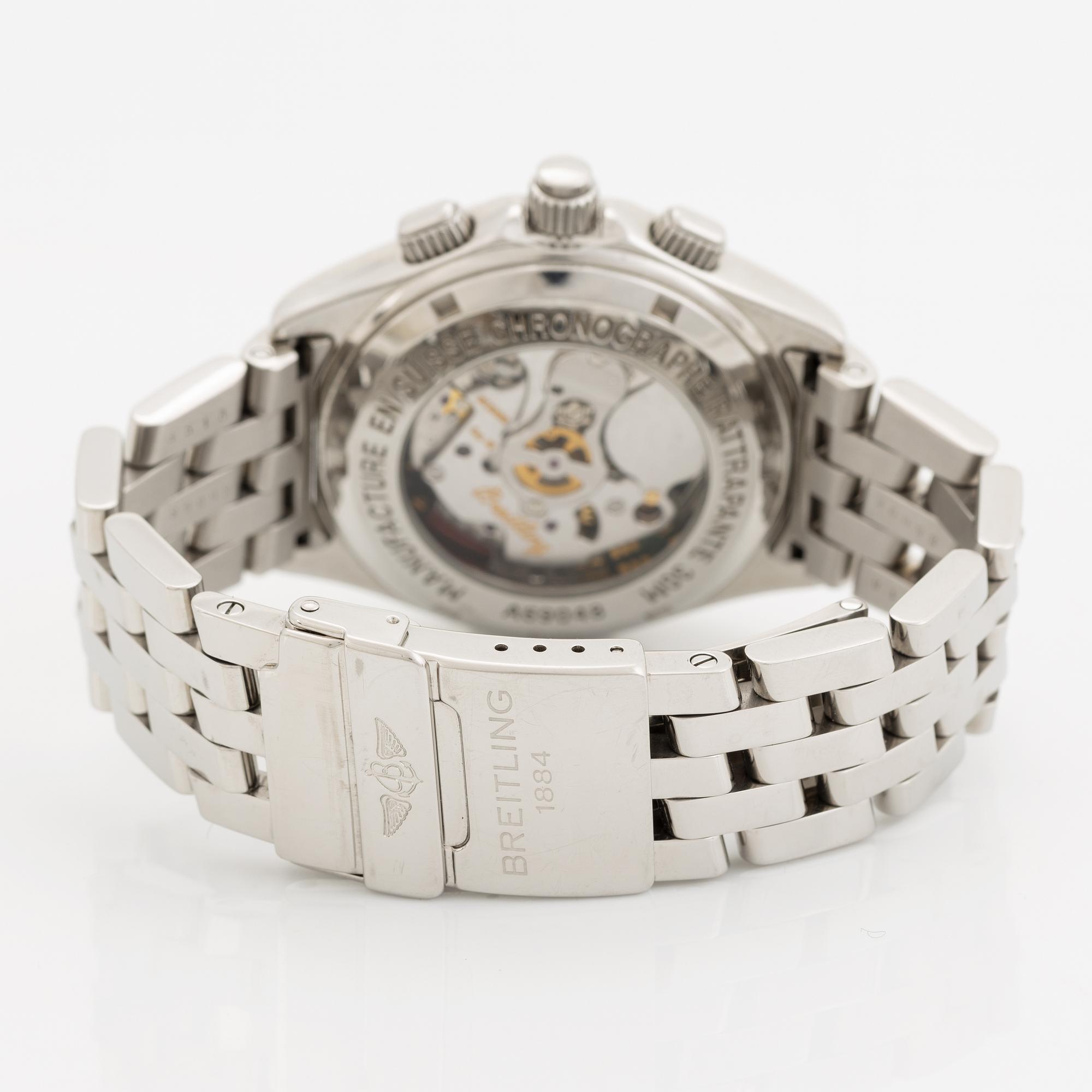 Breitling, Chronoracer Rattrapante, chronograph, wristwatch, 39 mm.