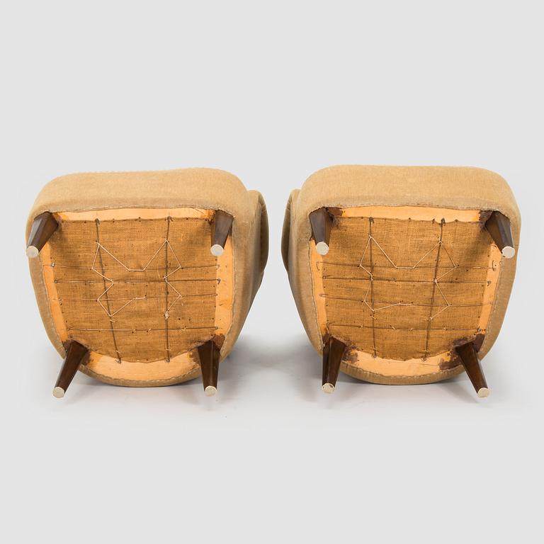 A mid-20th century armchairs.