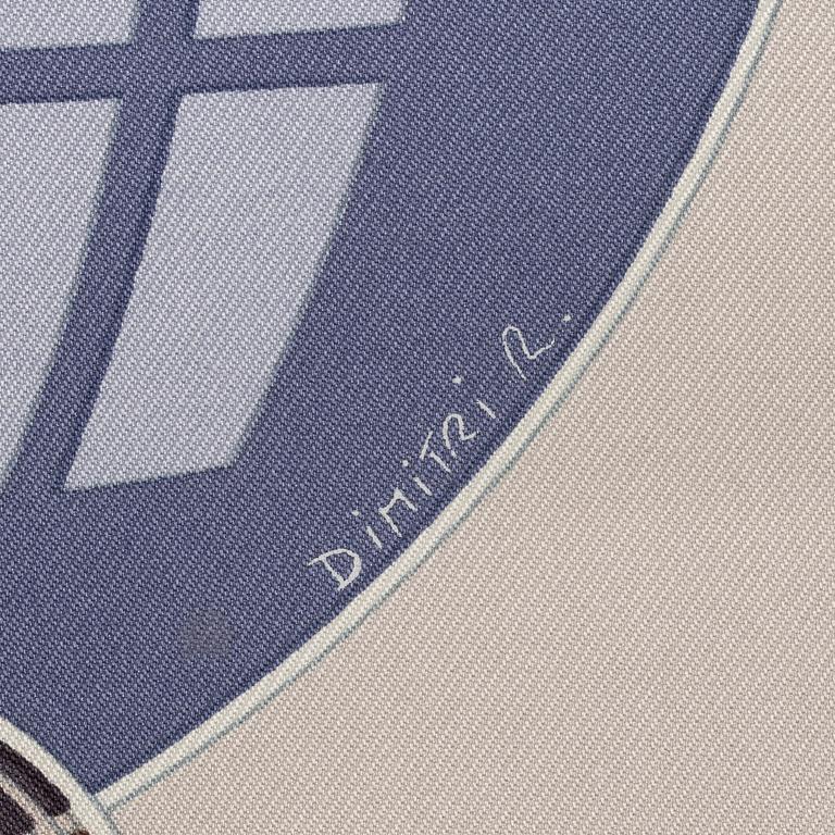 Hermès, scarf, "Bal de Bulles".