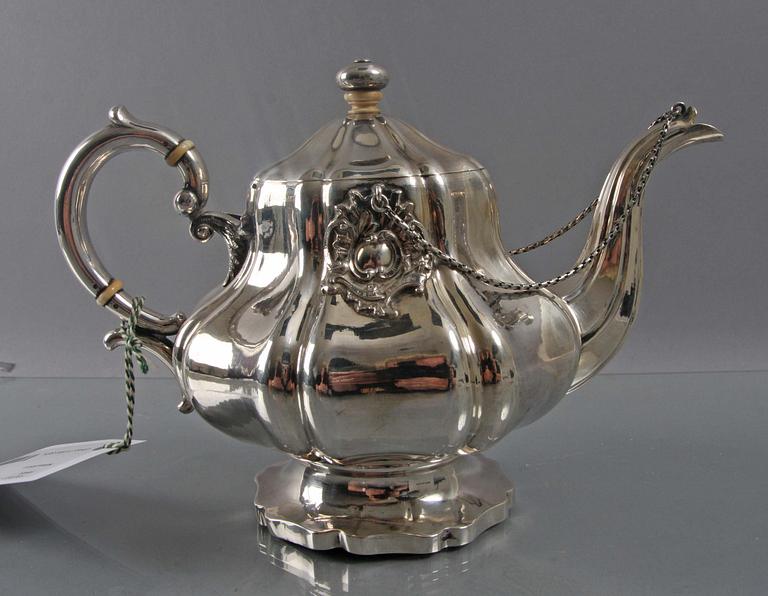 TEKANNA, silver. Wiberg, Moskva 1848.