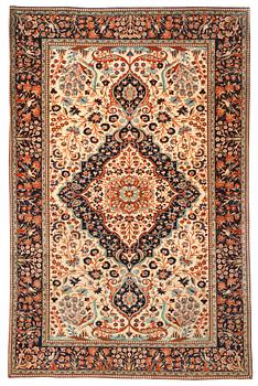 1275. ANTIQUE/SEMI-ANTIQUE KASHAN SO CALLED MOTACHEM. 205,5 x 135 cm.