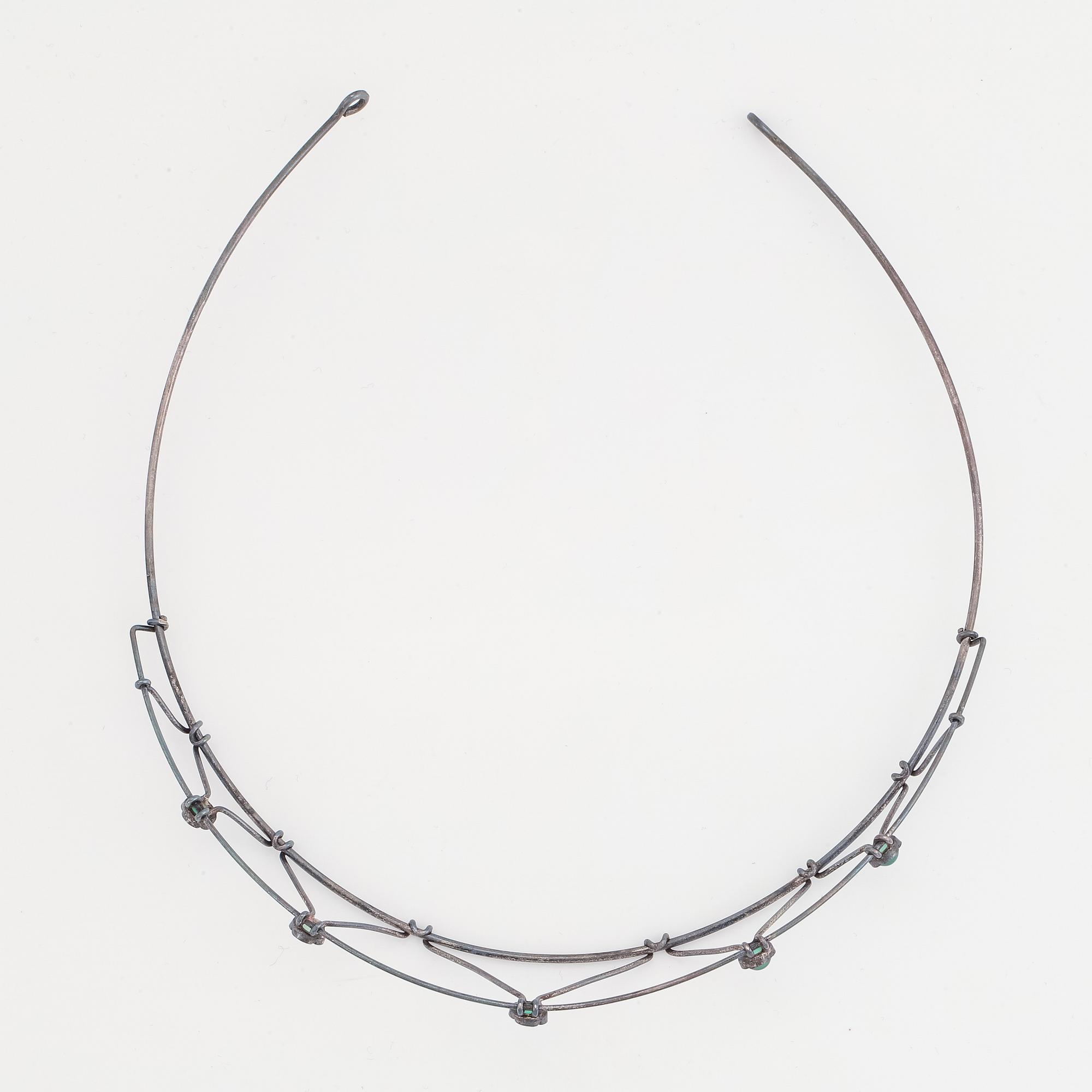 Sterling silver diadem.