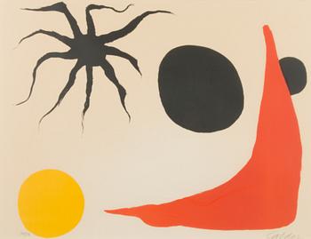 ALEXANDER CALDER, color lithograph, signed, marked 41/75.