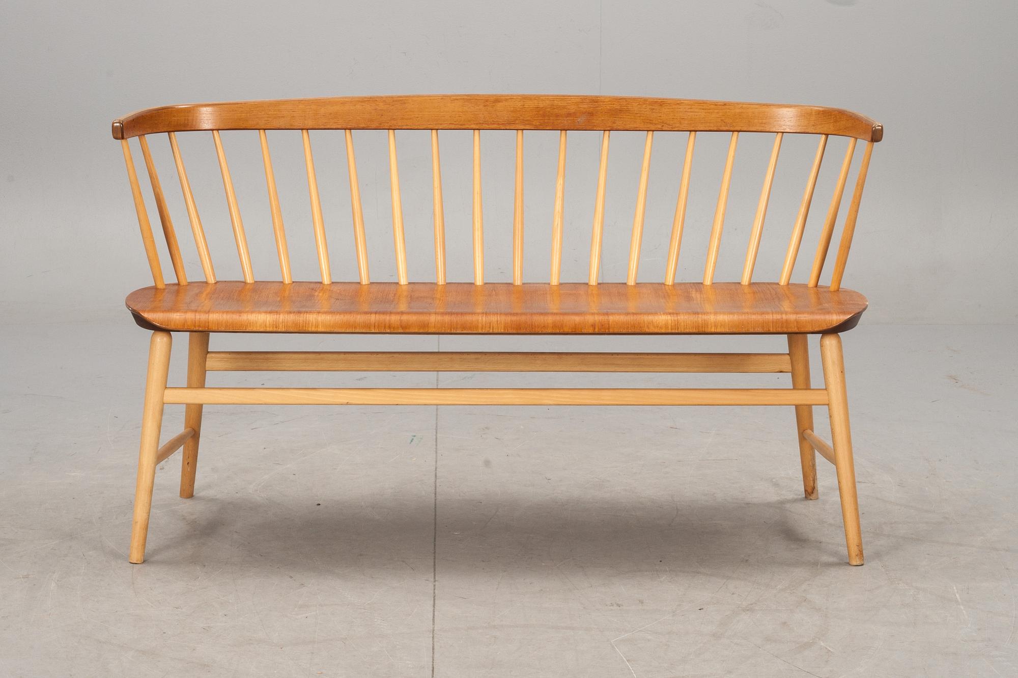 SOFFA, "Florett nr 150", AB Bröderna Wigells stolfabrik, 1900-talets mitt/andra hälft.
