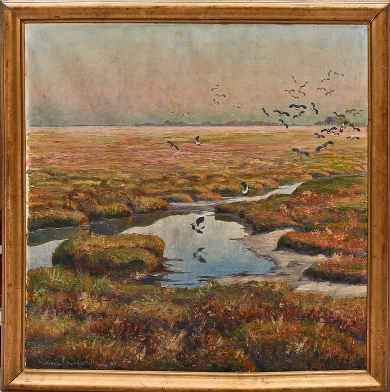 WILLIAM GISLANDER, olja på duk, sign o dat 1918.
