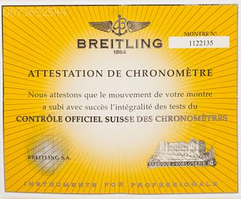 BREITLING, Cockpit, Chronometre, armbandsur, 41 mm.