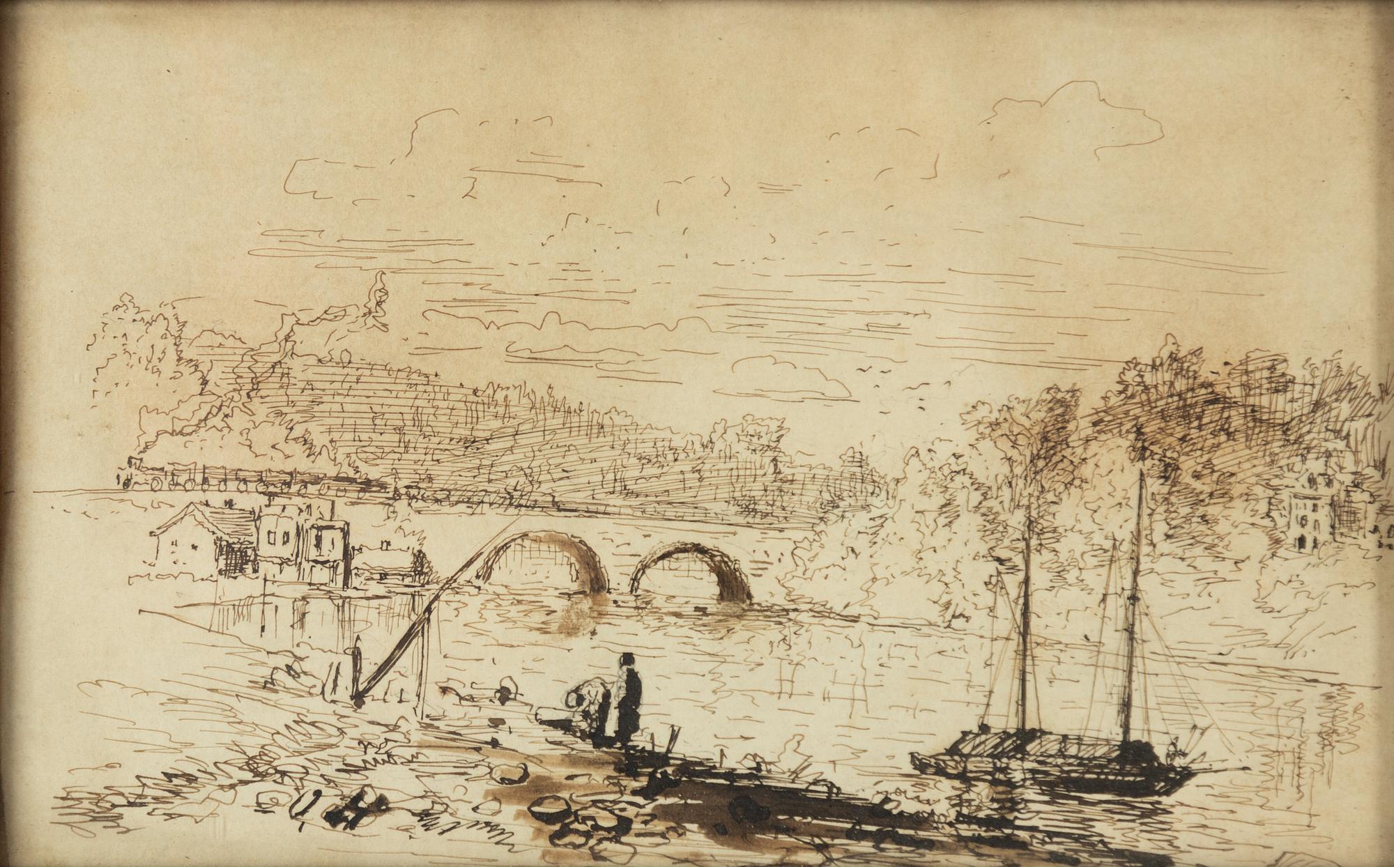 Peter Nicolai Arbo, Drawings, 3 pcs.