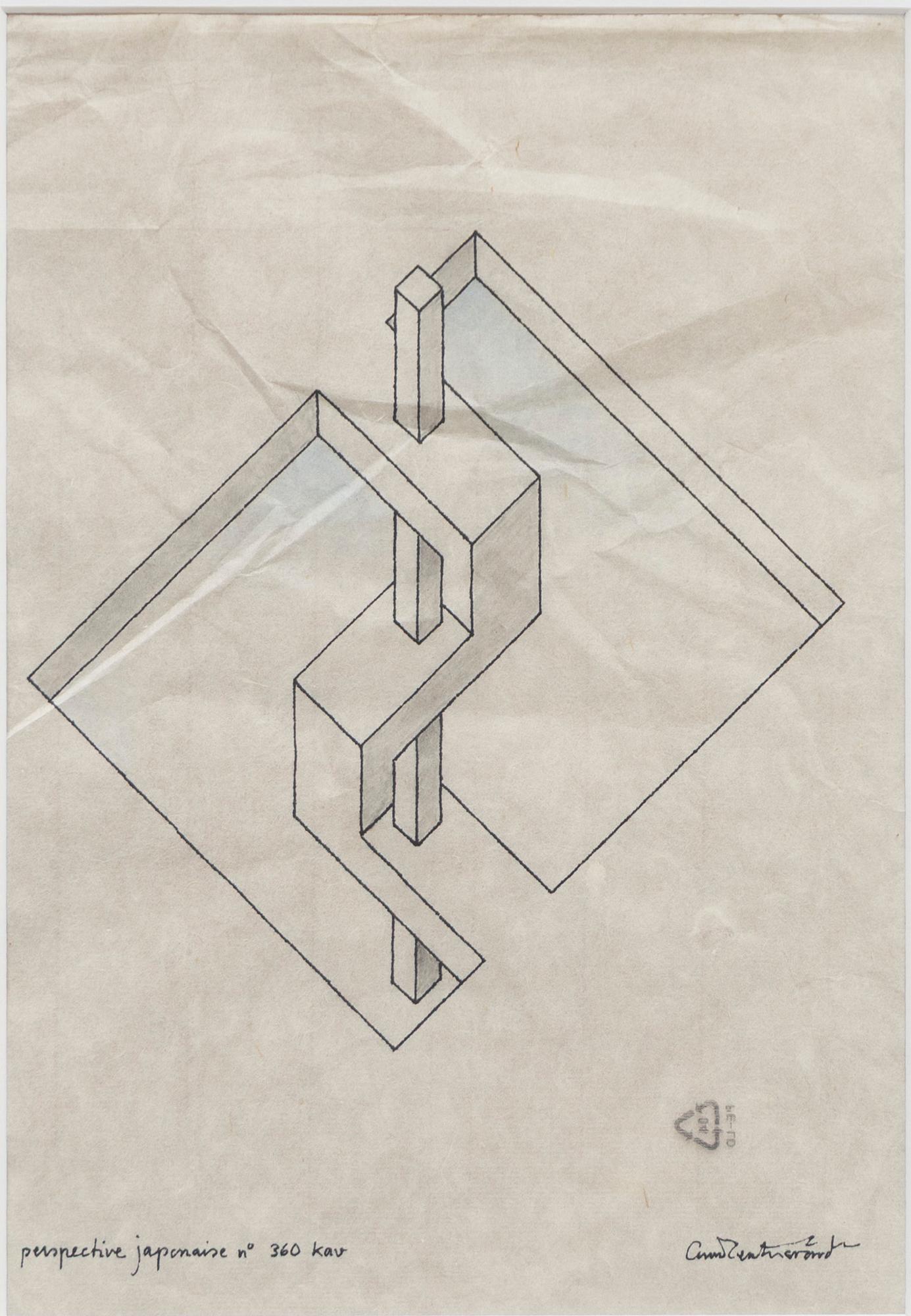 Oscar Reutersvärd, "perspective japonaise no 360".
