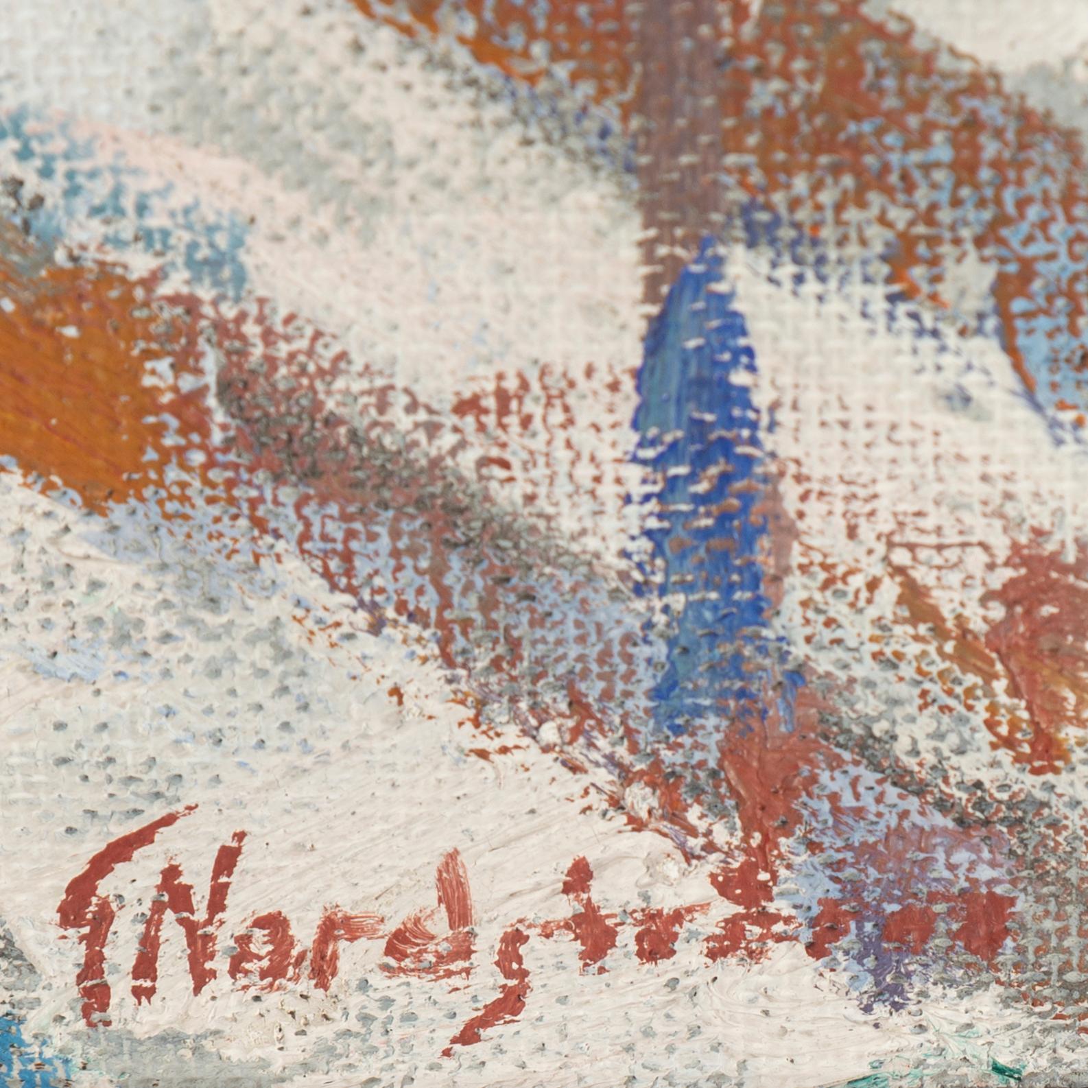 GUNNAR NORDSTRÖM, oil on panel, signed.