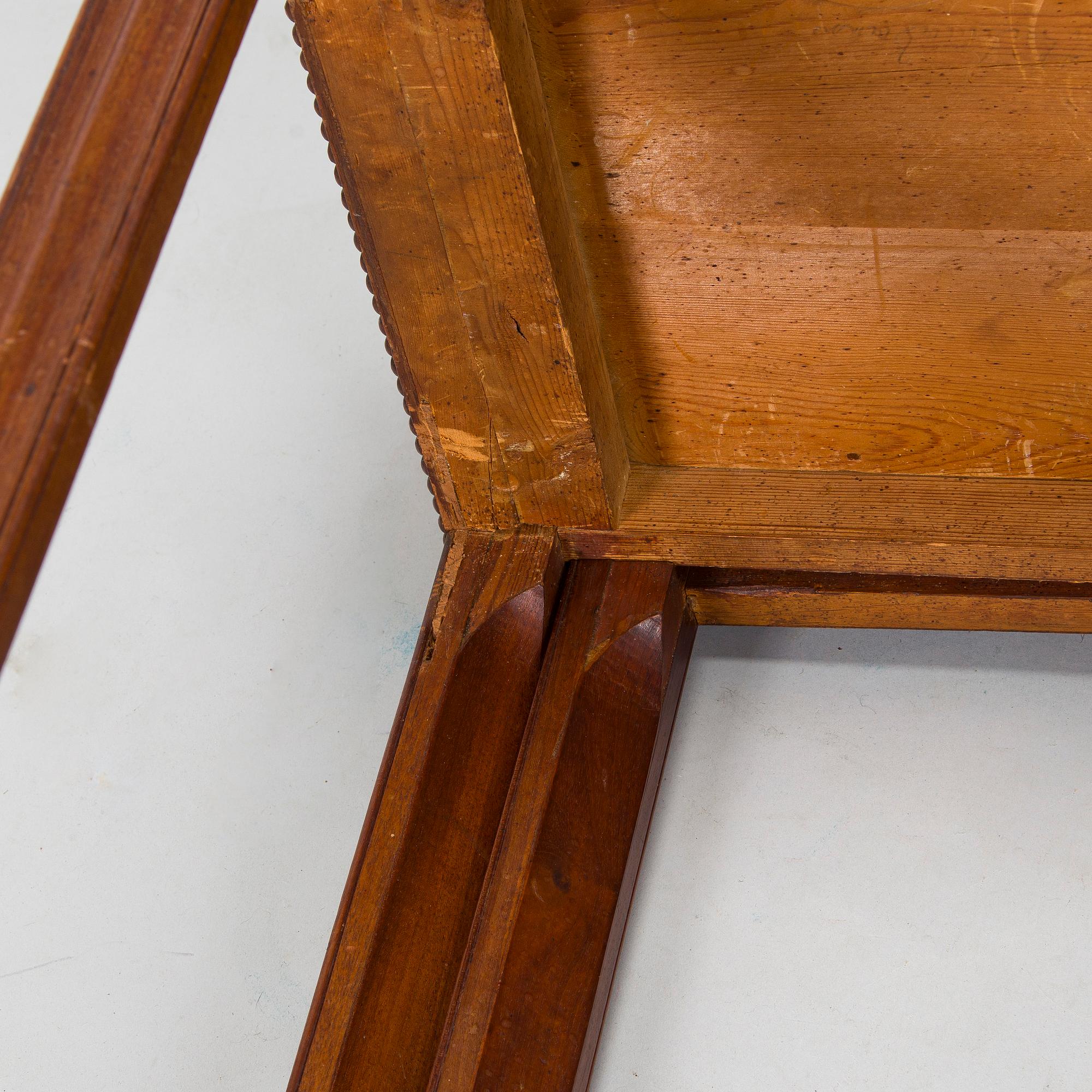 Pelipöytä, Ruotsi 1700-luvun loppu.