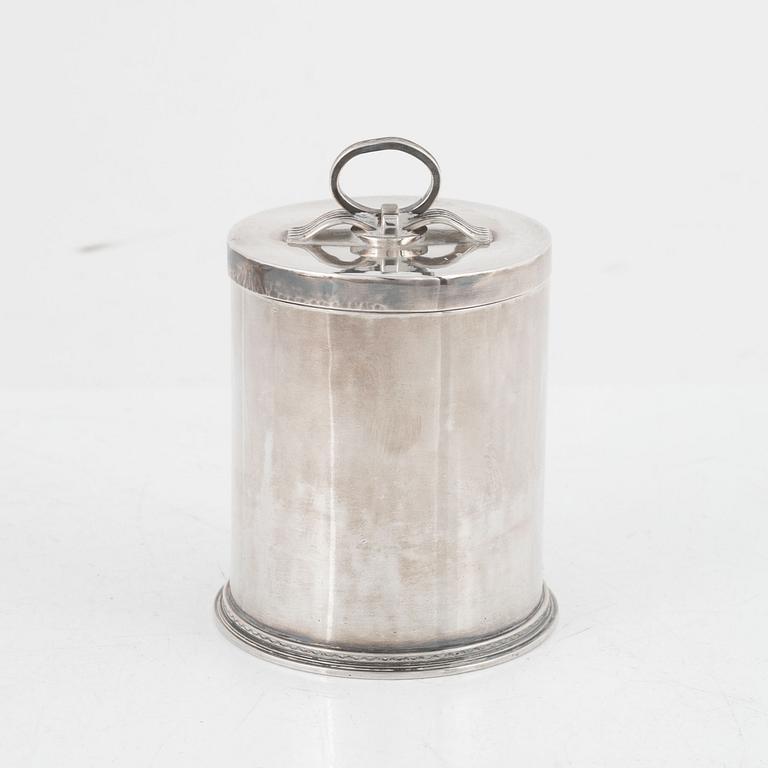 A sterling silver box, Atelier Borgila, Stockholm, Sweden, 1935.