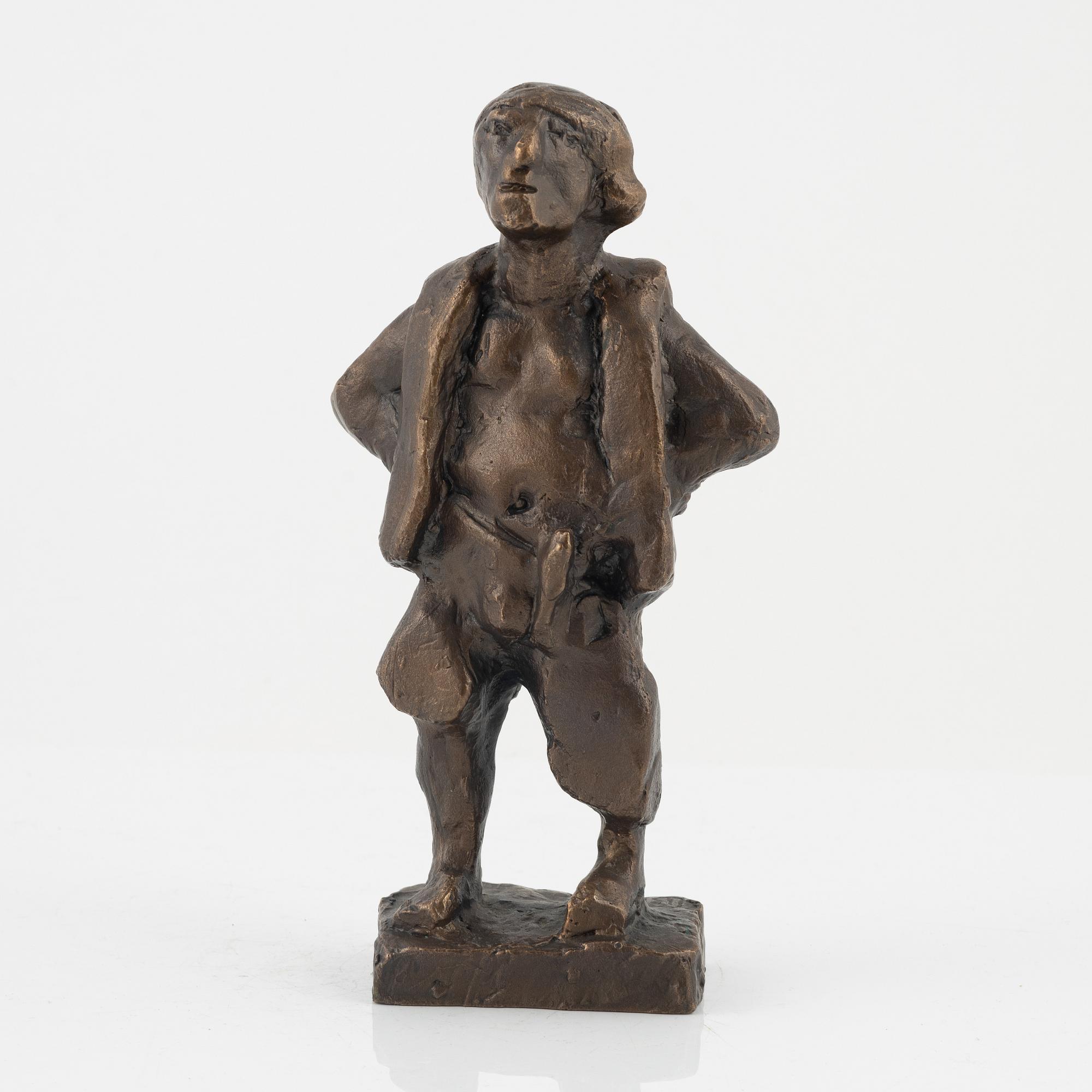 Bror Marklund, Sculpture, bronze, signed BM, height 22.5 cm.