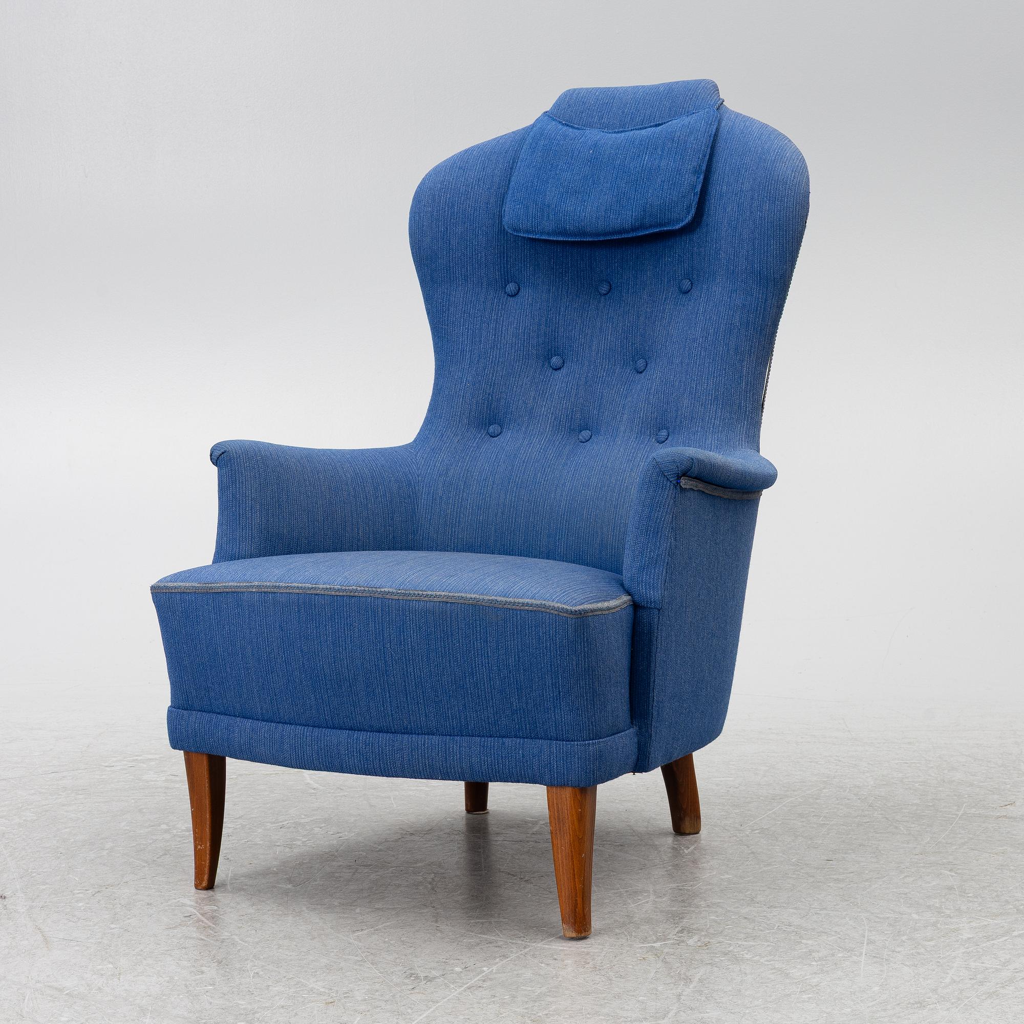 Carl Malmsten, a 'Farmor' armchair, AB O.H. Sjögren, Tranås.