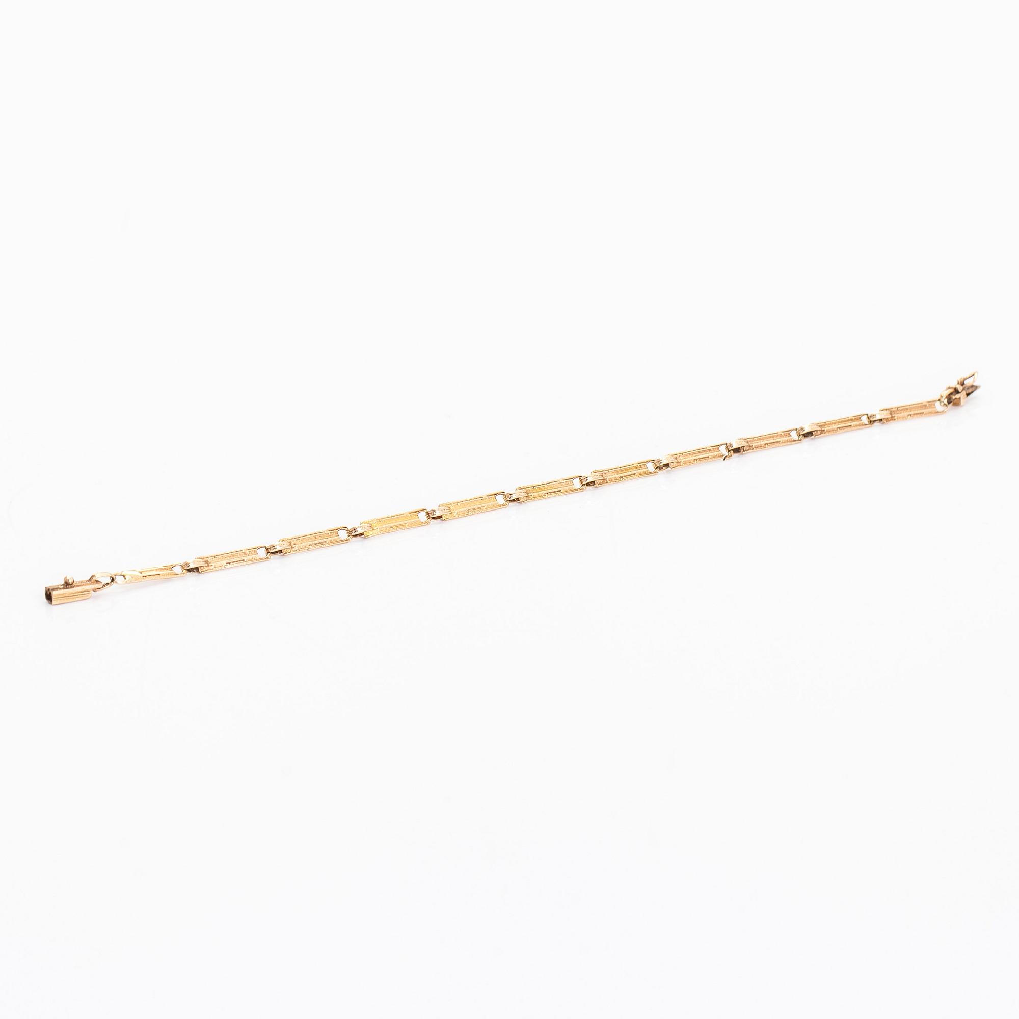 Björn Weckström, armband "Seita", 14K guld. Lapponia 1977.