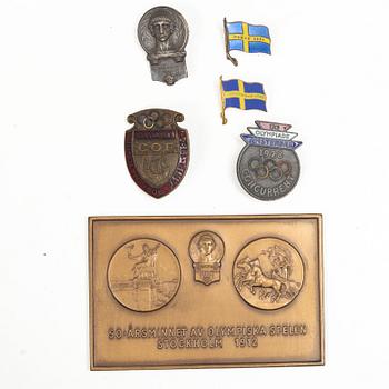 Olympiamemorabilia, 6 delar.