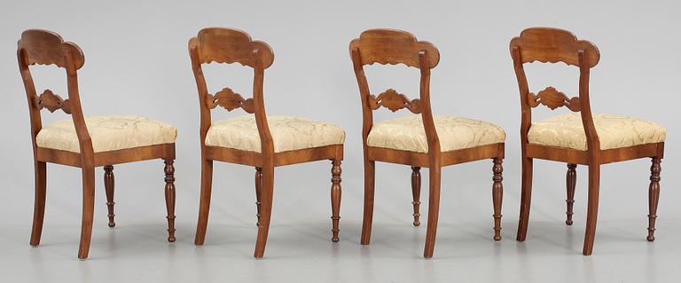 STOLAR, 8 st senempire, omkr 1800-talets mitt.