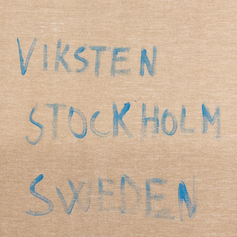 Hans Viksten, oil on canvas, signed and dated -68 F (Fågelbro).