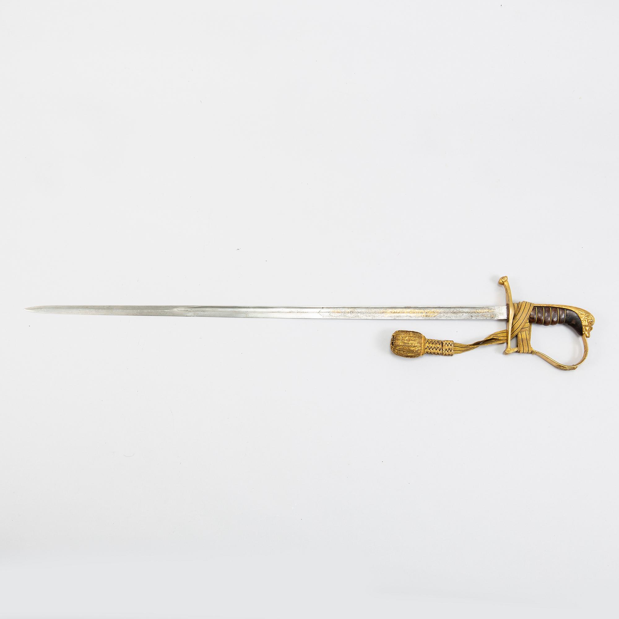 A Swedish Infantry officer's sword 1899 pattern.